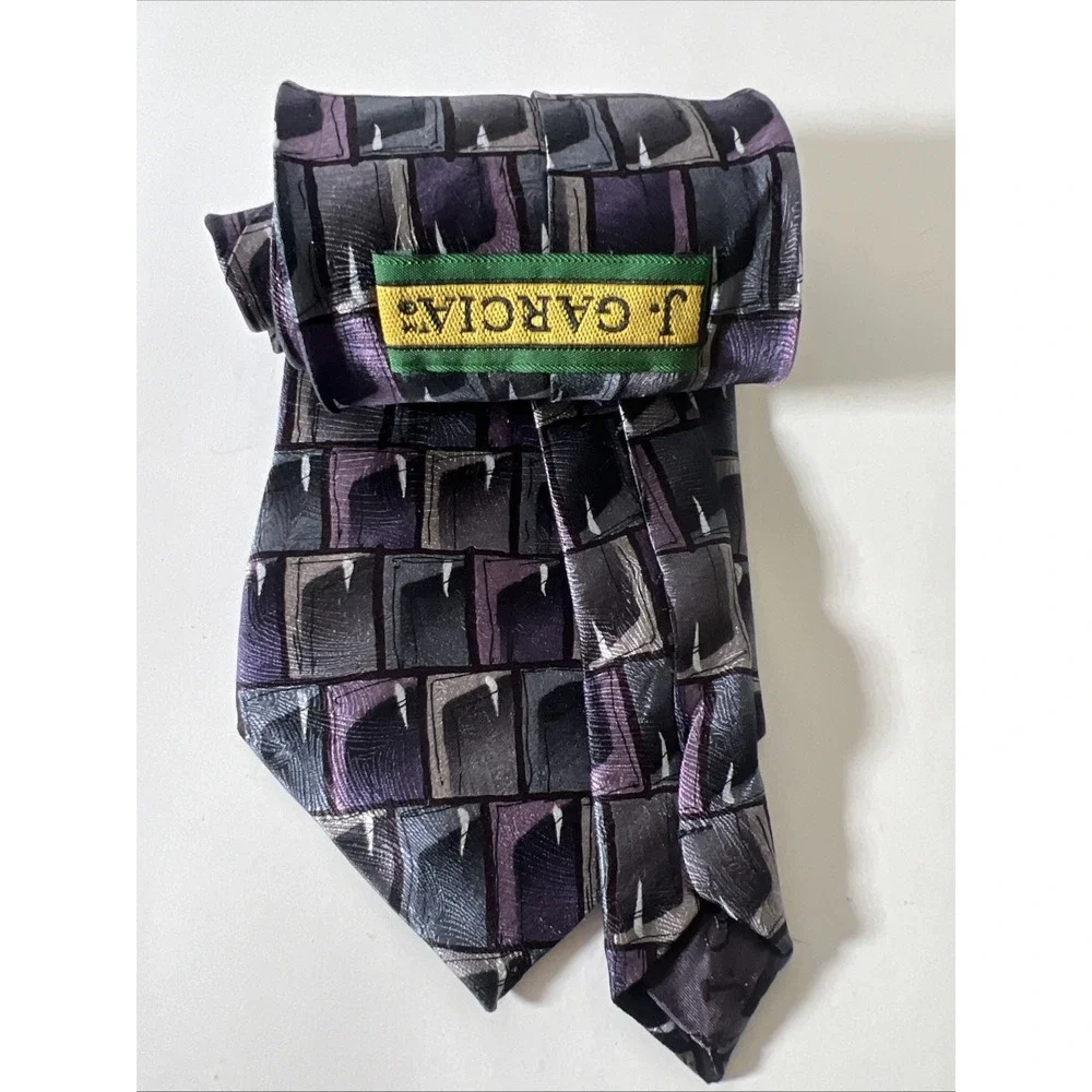 J. Garcia Men's Floating Planes Collection‎ Seventeen Silk Neck Tie 1996
